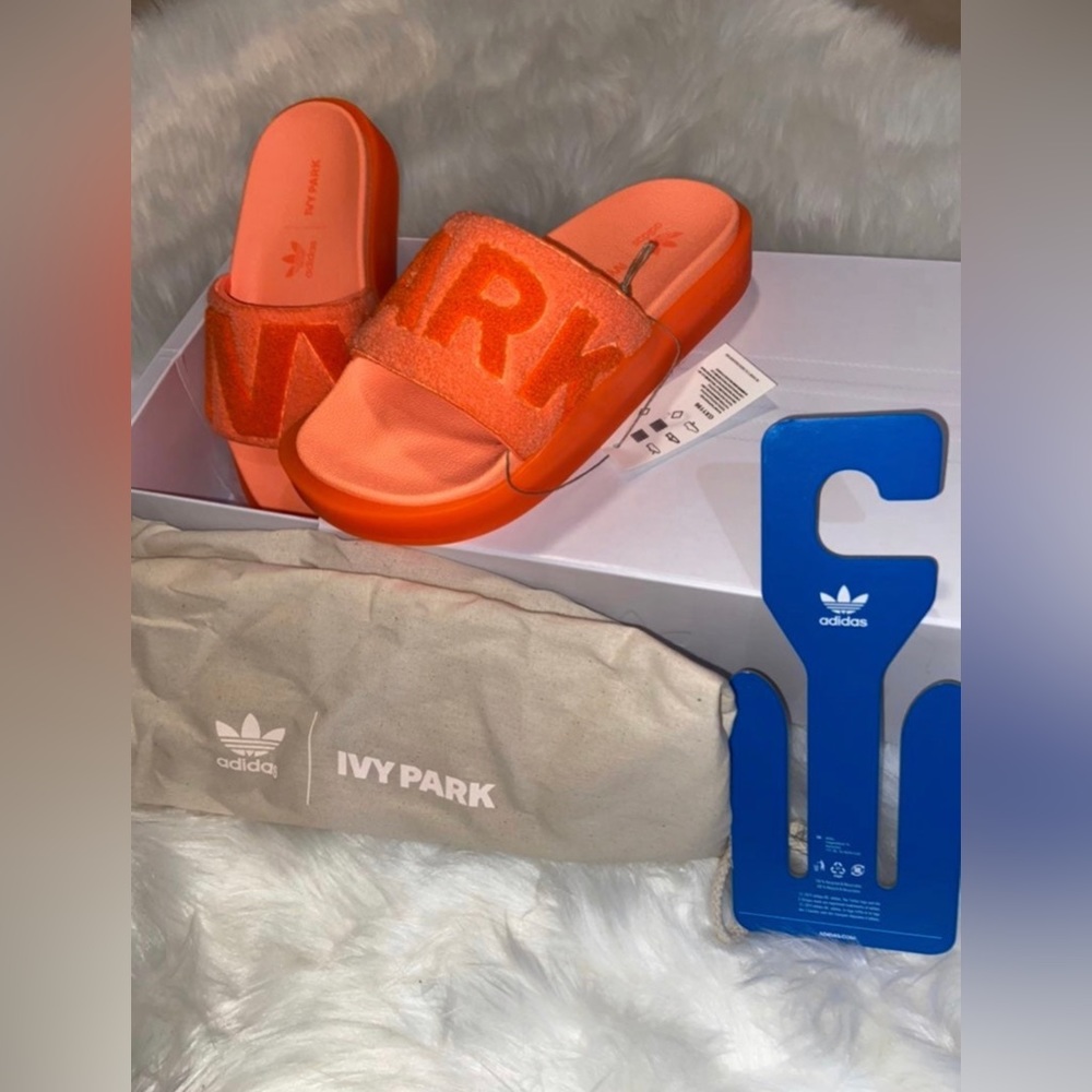 IVY Park x Adidas Originals Orange Slide